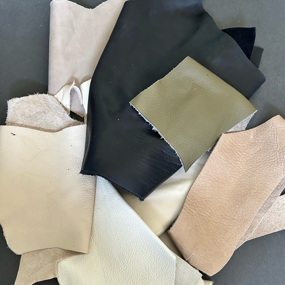 # 11 - Leather remnants pieces perfect for crafting